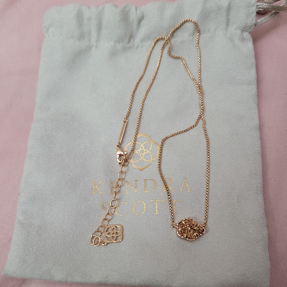 Kendra Scott Necklace - Rose Gold